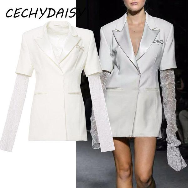 runway designer women luxury blazer vintage patchwork diamonds notched bow bling long sleeve white black elegant suit jacket women's su
runway designer women luxury blazer vintage patchwork diamonds notched bow bling long sleeve white black elegant suit jacket women's su