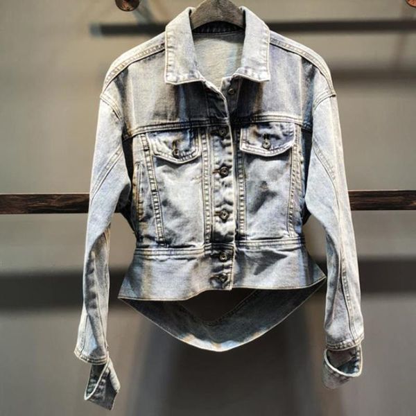 women's jackets arrival autumn fashion back lace up hollow denim jacket women loose short bf style outwear, Black;brown
women's jackets arrival autumn fashion back lace up hollow denim jacket women loose short bf style outwear, Black;brown