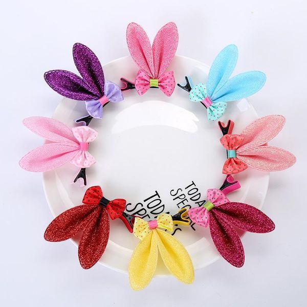 cartoon children's hairpin bright pink ear japanese and korean baby headdress hair accessories, Slivery;white
cartoon children's hairpin bright pink ear japanese and korean baby headdress hair accessories, Slivery;white