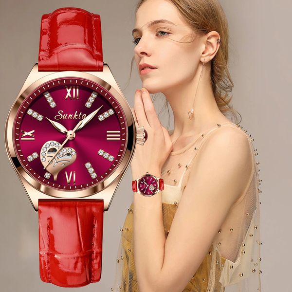 sunkta women watches leather band luxury quartz watch waterproof fashion creative wristwatch for women girls ladies reloj mujer, Silver
sunkta women watches leather band luxury quartz watch waterproof fashion creative wristwatch for women girls ladies reloj mujer, Silver