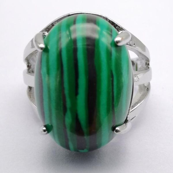 cluster rings green malachite stone oval bead gem finger ring jewelry for woman gift size 8 x265, Golden;silver
cluster rings green malachite stone oval bead gem finger ring jewelry for woman gift size 8 x265, Golden;silver