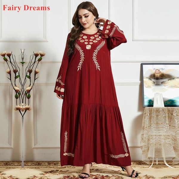 muslim robe fashion spring and autumn women's abaya red ethnic embroidery long-sleeved casual islamic clothing kaftans pakistan
muslim robe fashion spring and autumn women's abaya red ethnic embroidery long-sleeved casual islamic clothing kaftans pakistan