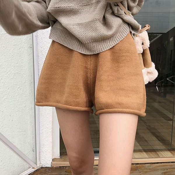 women's shorts loose curled wide leg knitted for women solid color summer autumn simple high waist casual trousers pants c7571, White;black
women's shorts loose curled wide leg knitted for women solid color summer autumn simple high waist casual trousers pants c7571, White;black