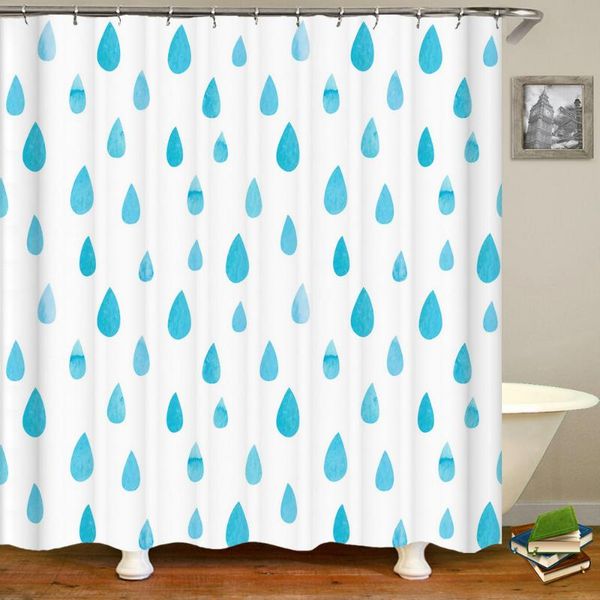 raindrops shower curtains bath curtain 180*180cm waterproof bathroom decor 3d modern washable fabric screen with hooks
raindrops shower curtains bath curtain 180*180cm waterproof bathroom decor 3d modern washable fabric screen with hooks