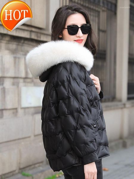 real leather down jacket women's winter 2021 haining fur coat medium length sheep skin hair hooded & faux, Black
real leather down jacket women's winter 2021 haining fur coat medium length sheep skin hair hooded & faux, Black