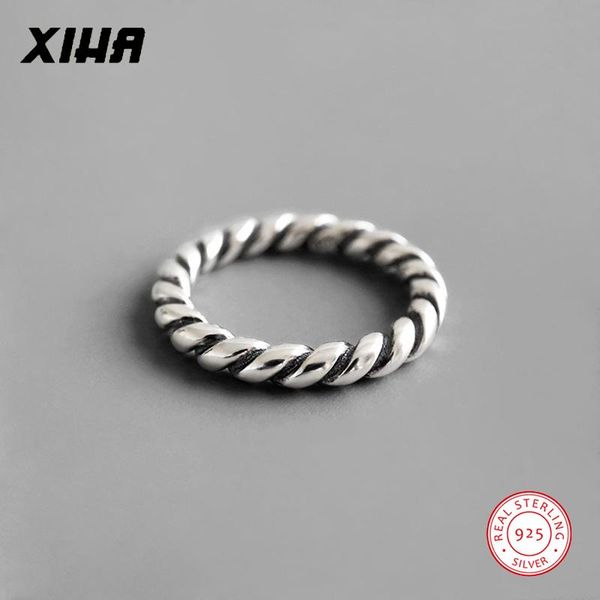 cluster rings vintage 925 sterling silver ring for women simple cute teen girl twist dainty stackable pinky fashion statement jewelry, Golden;silver
cluster rings vintage 925 sterling silver ring for women simple cute teen girl twist dainty stackable pinky fashion statement jewelry, Golden;silver