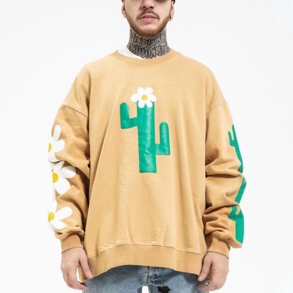 men's hoodies & sweatshirts gtdom high street distressed cactus print loose sweatshirt cotton o-neck 2021 autumn winter long sleeve cou, Black
men's hoodies & sweatshirts gtdom high street distressed cactus print loose sweatshirt cotton o-neck 2021 autumn winter long sleeve cou, Black