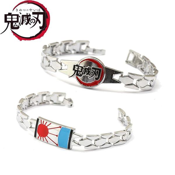 charm bracelets anime demon slayer kimetsu no yaiba bracelet men kamado tanjirou metal japanese cosplay props blade of bangle for women, Golden;silver
charm bracelets anime demon slayer kimetsu no yaiba bracelet men kamado tanjirou metal japanese cosplay props blade of bangle for women, Golden;silver