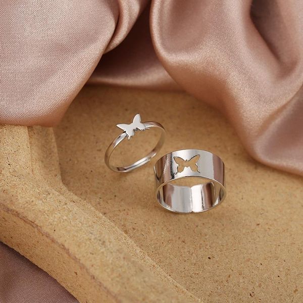 cluster rings kpop butterfly women's ring sets vintage crystal flower mood 2021 trend statement hollow chunky jewelry accessories, Golden;silver
cluster rings kpop butterfly women's ring sets vintage crystal flower mood 2021 trend statement hollow chunky jewelry accessories, Golden;silver