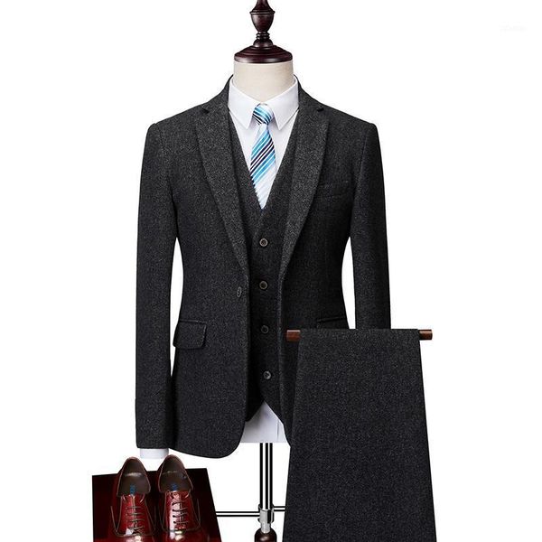 men's suits & blazers pants vest sets / 2021 spring autumn fashion casual business plaid 3 piece suit jacket coat trousers, White;black
men's suits & blazers pants vest sets / 2021 spring autumn fashion casual business plaid 3 piece suit jacket coat trousers, White;black