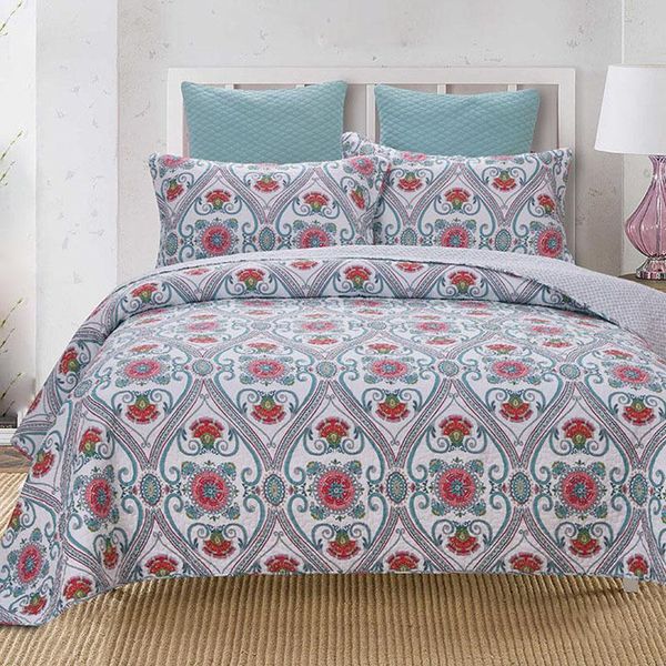 comforters & sets printed bedspread for bed quilt set 3pcs coverlet quilted cotton quilts cover pillowcase king queen size summer blanket
comforters & sets printed bedspread for bed quilt set 3pcs coverlet quilted cotton quilts cover pillowcase king queen size summer blanket