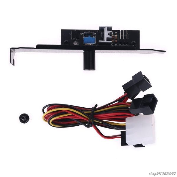 fans & coolings 3 channels fan hub 1knob cooling speed controller for cpu case hdd vga pwm pci bracket power by 12v control dropship
fans & coolings 3 channels fan hub 1knob cooling speed controller for cpu case hdd vga pwm pci bracket power by 12v control dropship