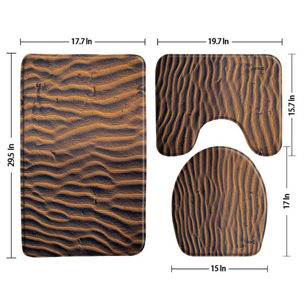 bath mats 3d beach sand mat 3 piece set scenery non-slip bathroom rug carpet floor toilet cover u-shaped pad products
bath mats 3d beach sand mat 3 piece set scenery non-slip bathroom rug carpet floor toilet cover u-shaped pad products