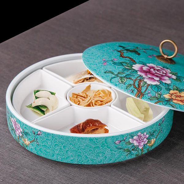 dishes & plates retro ceramic snack plate enamel round lid storage box artistic conception five grid platter creative tableware cn(origin)
dishes & plates retro ceramic snack plate enamel round lid storage box artistic conception five grid platter creative tableware cn(origin)
