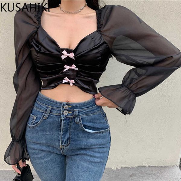 kusahiki korean bowknot v-neck women blouses chiffon patchwork puff sleeve shirt spring crop blusas femme 6f265 210602, White
kusahiki korean bowknot v-neck women blouses chiffon patchwork puff sleeve shirt spring crop blusas femme 6f265 210602, White