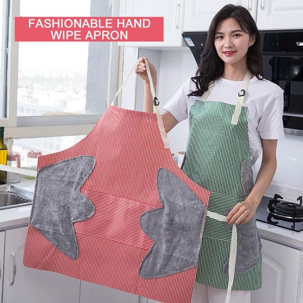 household striped apron coral velvet adjustable aprons waterproof and oil-proof waiter kitchen home cooking baking waist bib
household striped apron coral velvet adjustable aprons waterproof and oil-proof waiter kitchen home cooking baking waist bib