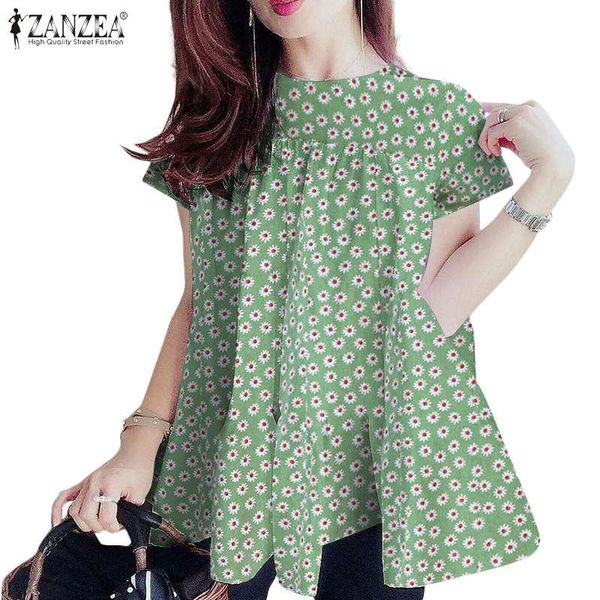 women's blouses & shirts 2022 stylish floral summer ruffle printed sleeveless short sleeve blusas female o neck chemise, White
women's blouses & shirts 2022 stylish floral summer ruffle printed sleeveless short sleeve blusas female o neck chemise, White