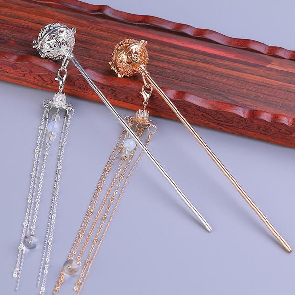 hair clips & barrettes luminous copper ball hairpin antique ornament exquisite incense tassel step shake, Golden;silver
hair clips & barrettes luminous copper ball hairpin antique ornament exquisite incense tassel step shake, Golden;silver
