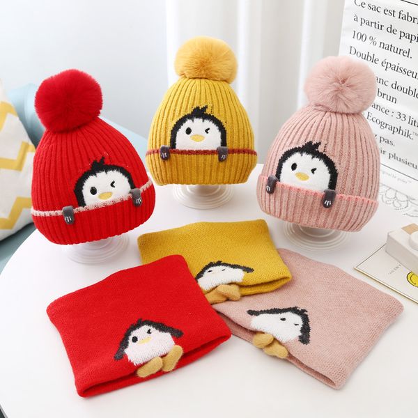 kids 1-3y winter hat cute penguin design warm pom beanie for baby and boys girls hats & scarves sets, Blue;gray
kids 1-3y winter hat cute penguin design warm pom beanie for baby and boys girls hats & scarves sets, Blue;gray