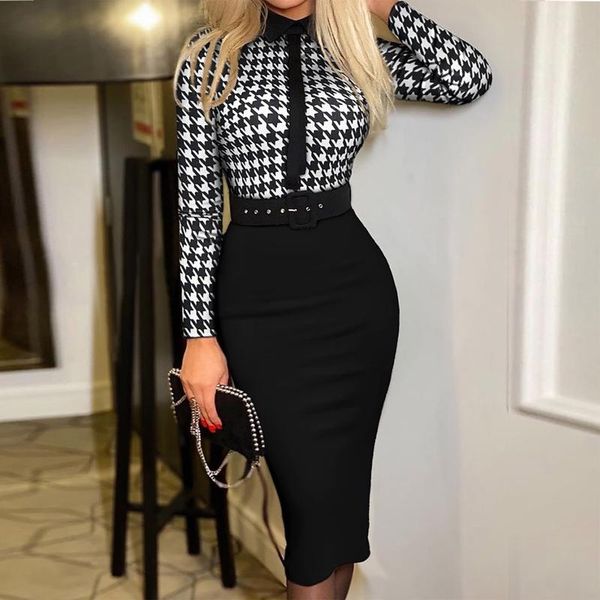 casual dresses 2021 elegant bodycon dress for women o-neck long sleeve midi with sashes office lady printed sukienka, Black;gray
casual dresses 2021 elegant bodycon dress for women o-neck long sleeve midi with sashes office lady printed sukienka, Black;gray
