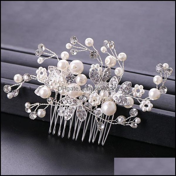 hair clips & barrettes fashion pearl flower hairpins crystal wedding aessories bridal jewelry party women pins headpieces drop delivery 2021, Golden;silver
hair clips & barrettes fashion pearl flower hairpins crystal wedding aessories bridal jewelry party women pins headpieces drop delivery 2021, Golden;silver
