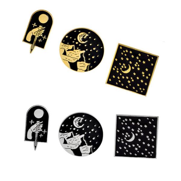 pins, brooches fashion shirt collar enamel pins dripping oil for women vintage moon starry sky dagger brooch decoration jewelry gifts, Gray
pins, brooches fashion shirt collar enamel pins dripping oil for women vintage moon starry sky dagger brooch decoration jewelry gifts, Gray
