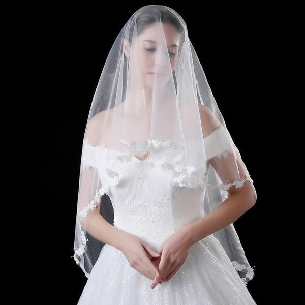 bridal veils janevini simple white short wedding one layer veil butterfly lace edge fingertip beautiful accessories, Black
bridal veils janevini simple white short wedding one layer veil butterfly lace edge fingertip beautiful accessories, Black