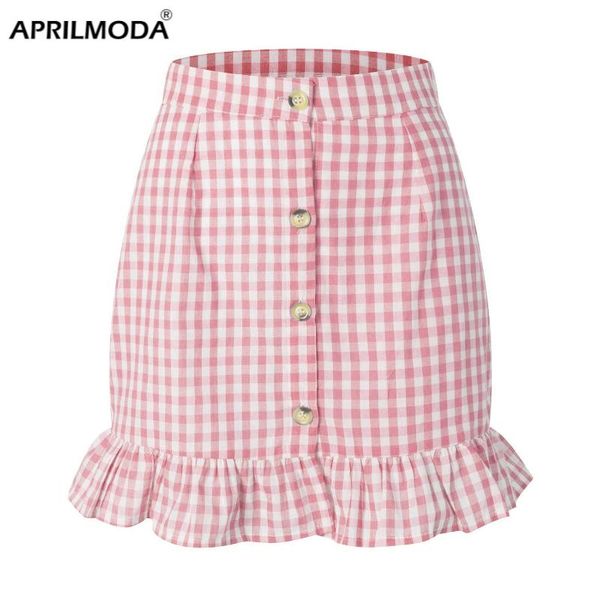skirts fashion ruffle high waist mini skirt single-breasted button summer plaid womens ropa harajuku woman clothes streetwear, Black
skirts fashion ruffle high waist mini skirt single-breasted button summer plaid womens ropa harajuku woman clothes streetwear, Black