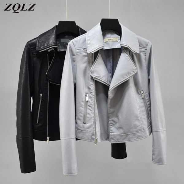 women's leather & faux zqlz spring autumn jacket women 2021 streetwear slim biker motorcycle pu outwear femme black short coat female
women's leather & faux zqlz spring autumn jacket women 2021 streetwear slim biker motorcycle pu outwear femme black short coat female