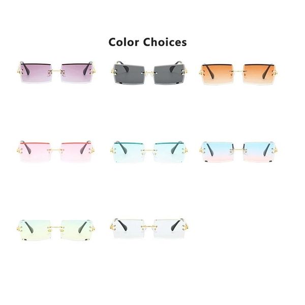 sunglasses 2@# retro women designer fashion sun glasses shades cutting lens ladies frameless eyeglasses color rimless gradient, White;black
sunglasses 2@# retro women designer fashion sun glasses shades cutting lens ladies frameless eyeglasses color rimless gradient, White;black