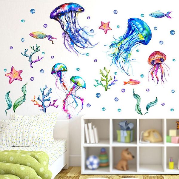 wall stickers creative jellyfish marine life wallpaper children's room decoration nursery poster window door sticker
wall stickers creative jellyfish marine life wallpaper children's room decoration nursery poster window door sticker