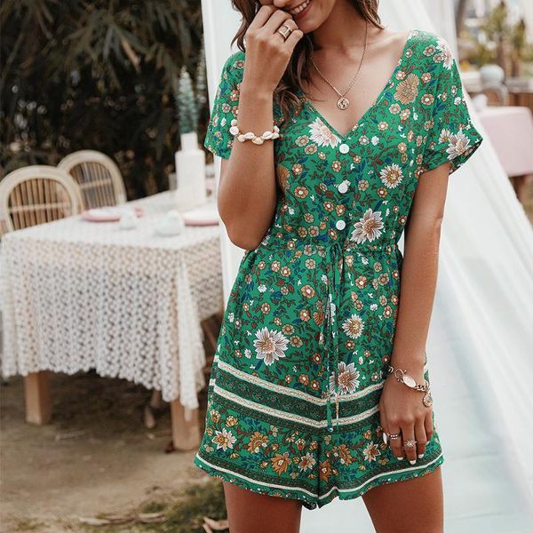women's jumpsuits & rompers women v neck jumpsuit bohemian floral print summer casual loose high waist short pants wide leg playsuits o, Black;white
women's jumpsuits & rompers women v neck jumpsuit bohemian floral print summer casual loose high waist short pants wide leg playsuits o, Black;white