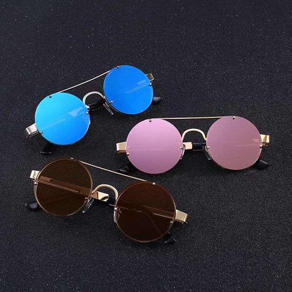 sunglasses punk round men's 2021 vintage fashion steampunk sun glasses blue pink women's goggle zonnebril heren mujer, White;black
sunglasses punk round men's 2021 vintage fashion steampunk sun glasses blue pink women's goggle zonnebril heren mujer, White;black