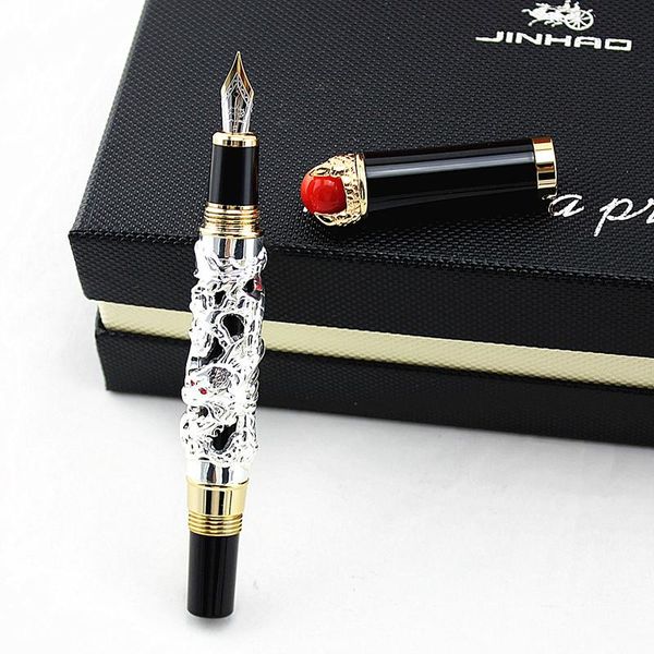 luxury jinhao dragon fountain pen vintage 0.5mm nib ink pens for writing office supplies caneta tinteiro
luxury jinhao dragon fountain pen vintage 0.5mm nib ink pens for writing office supplies caneta tinteiro