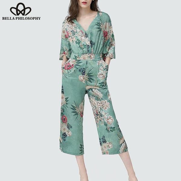 women's jumpsuits & rompers summer half sleeve loose vintage print floral female boho casual holiday lady beach wonder store, Black;white
women's jumpsuits & rompers summer half sleeve loose vintage print floral female boho casual holiday lady beach wonder store, Black;white