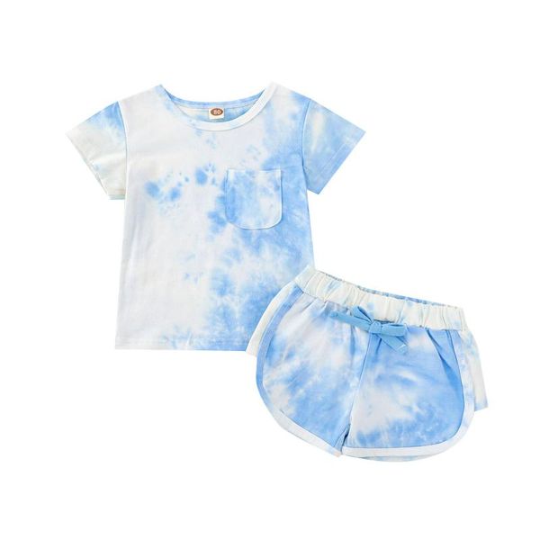 clothing sets citgeesummer kids baby girls casual suit tie dye print short sleeve t-shirt elastic waist bow loose shorts clothes set, White
clothing sets citgeesummer kids baby girls casual suit tie dye print short sleeve t-shirt elastic waist bow loose shorts clothes set, White