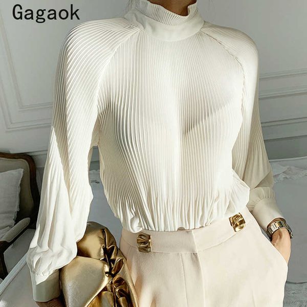 blouse women spring autumn see through solid stand lantern sleeve shirts lprean chic fashion wild blouses 210531, White
blouse women spring autumn see through solid stand lantern sleeve shirts lprean chic fashion wild blouses 210531, White