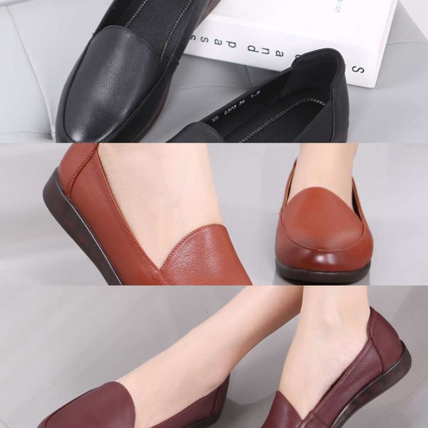 casual shoes leather cow's tendon sole mother's single shoes women's spring 2021 summer new comfortable antiskid flat soled m, Black
casual shoes leather cow's tendon sole mother's single shoes women's spring 2021 summer new comfortable antiskid flat soled m, Black