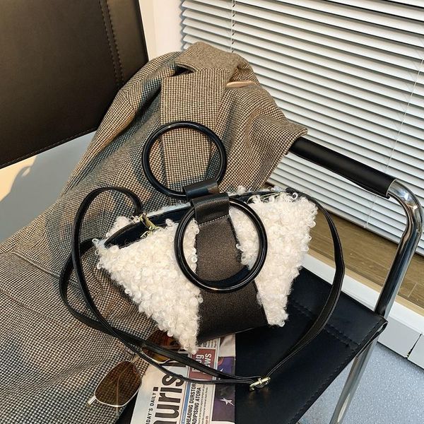 evening bags contrast color ring tote bucket bag 2021 winter quality pu leather women's designer handbag plush shoulder messenger
evening bags contrast color ring tote bucket bag 2021 winter quality pu leather women's designer handbag plush shoulder messenger