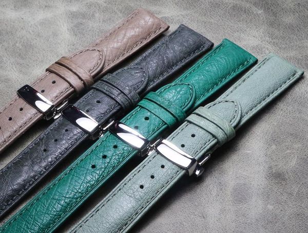 watch bands 2021 butterfly buckle soft ostrich pattern strap genuine leather watchbands black 20mm, Black;brown
watch bands 2021 butterfly buckle soft ostrich pattern strap genuine leather watchbands black 20mm, Black;brown