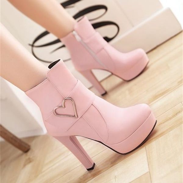 size 33 to 43 bridal wedding shoes ankle bootie thick heel platform designer boots, Black
size 33 to 43 bridal wedding shoes ankle bootie thick heel platform designer boots, Black