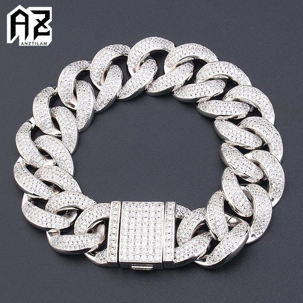 link, chain az 18mm iced out big cuban link bracelets necklace for men women with bling stone hip hop miami goth jewelry, Black
link, chain az 18mm iced out big cuban link bracelets necklace for men women with bling stone hip hop miami goth jewelry, Black