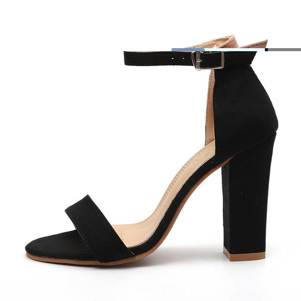 women pumps fahion peep toe high heels sandals for summer shoes buckle strap casual plus size 34-43, Black
women pumps fahion peep toe high heels sandals for summer shoes buckle strap casual plus size 34-43, Black