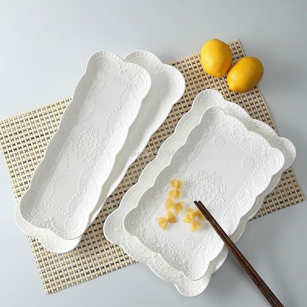 dishes & plates 10inch white embossed porcelain vintage plate for buffet serving ceramic japanese sushi dinnerware square
dishes & plates 10inch white embossed porcelain vintage plate for buffet serving ceramic japanese sushi dinnerware square