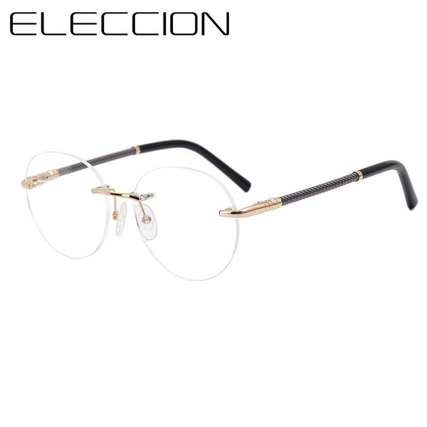 fashion sunglasses frames eleccion 2021 pure titanium rimless glasses frame men myopia optical prescription eyeglasses male roun, Black
fashion sunglasses frames eleccion 2021 pure titanium rimless glasses frame men myopia optical prescription eyeglasses male roun, Black