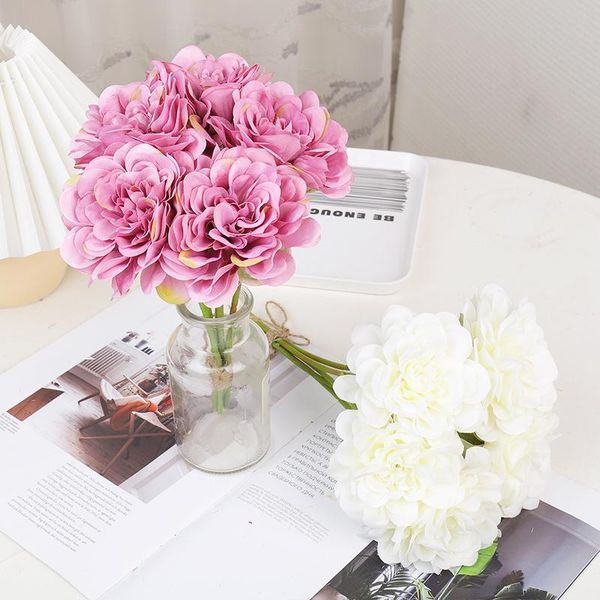 decorative flowers & wreaths 5 pieces of pink silk rose simulation flower peony bride holding bouquet home decoration diy fake hydrangea cra
decorative flowers & wreaths 5 pieces of pink silk rose simulation flower peony bride holding bouquet home decoration diy fake hydrangea cra