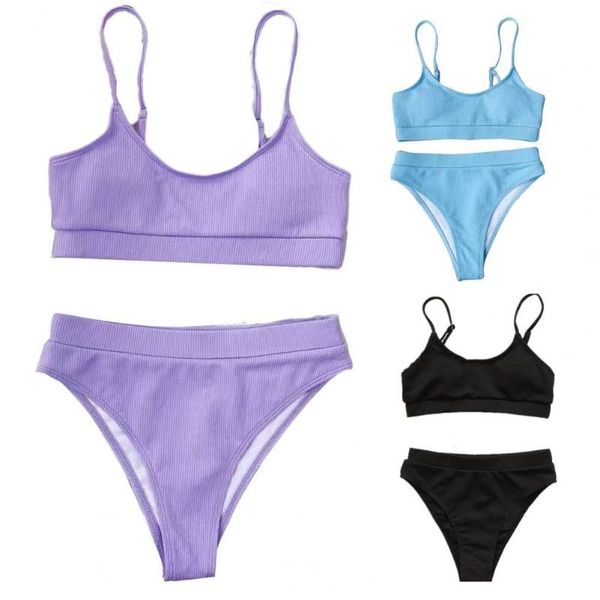 one-piece suits beachwear high waist bikinis swimsuits women push up swimwear ribbed strap padded  bathing suit biquini brazilian bikini set
one-piece suits beachwear high waist bikinis swimsuits women push up swimwear ribbed strap padded  bathing suit biquini brazilian bikini set