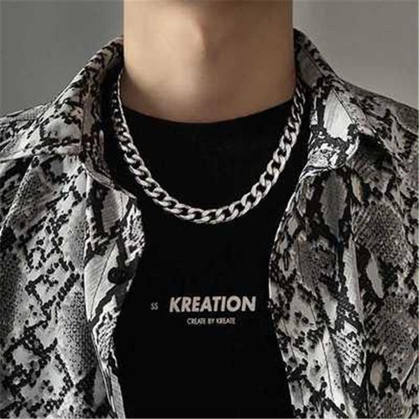chains 2021 trendy chain men necklace classic stainless steel link for jewelry gift choker hip hop men's, Silver
chains 2021 trendy chain men necklace classic stainless steel link for jewelry gift choker hip hop men's, Silver