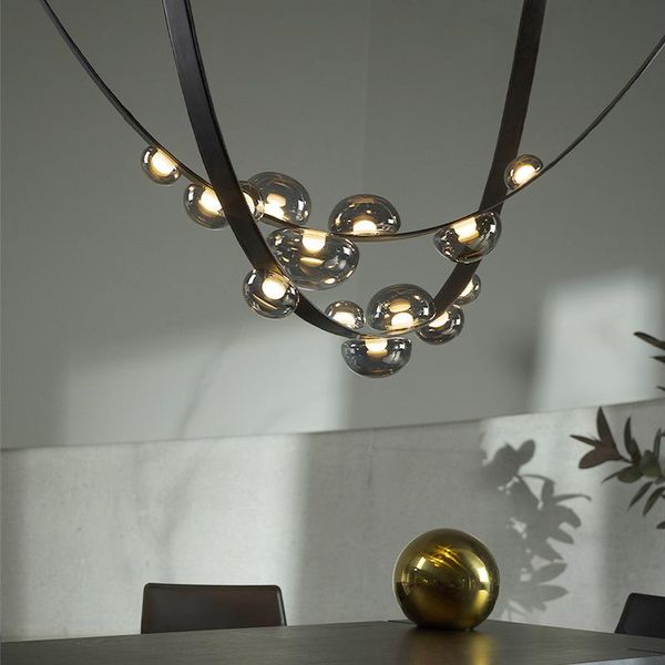 pendant lamps personalized leather glass chandelier led art design simple elegant appearance for living room/bedroom/dining room/lobby
pendant lamps personalized leather glass chandelier led art design simple elegant appearance for living room/bedroom/dining room/lobby