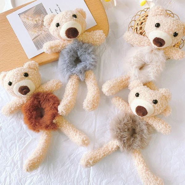 hair accessories 1pcs sweet bear elastic rubber band ponytail plush ring cute princess cartoon headwear kids ties girls, Slivery;white
hair accessories 1pcs sweet bear elastic rubber band ponytail plush ring cute princess cartoon headwear kids ties girls, Slivery;white